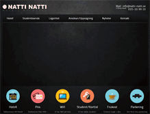 Tablet Screenshot of natti-natti.se